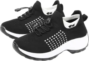 Comfort Wear Orthowear Shoes for Women Orthopedic Shoes Comfortable Walking Sneakers Breathable Non Slip Ortho Stretch Cushion Shoe Lightweight Casual Footwear Water Resistant Mesh Sneakers Outdoor