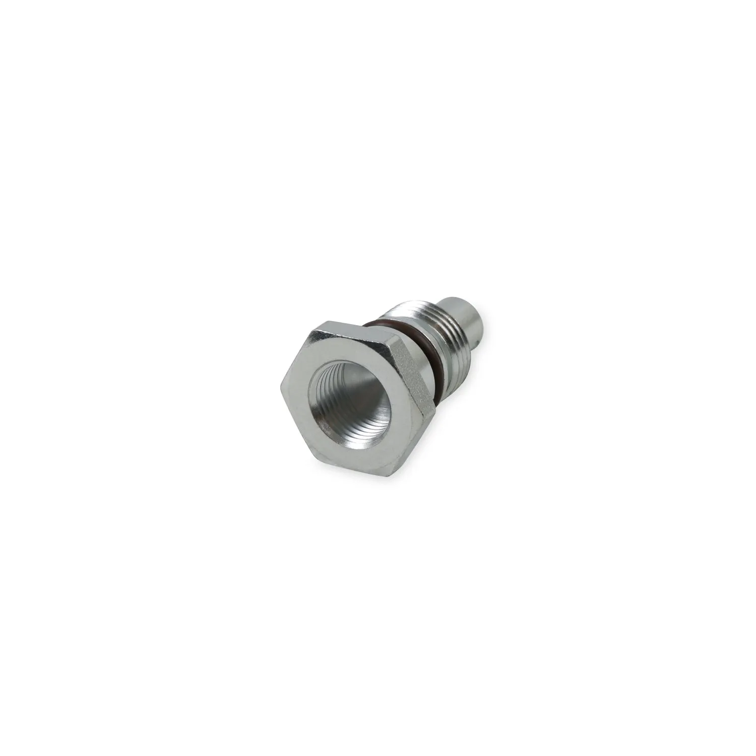 Earl's 10 AN Male Reservoir Straight Adapter - 5/8 in Hose Barb - Flow Valve / Retaining Bracket PS0001ERL