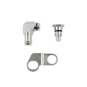 Earl's 10 AN Male Reservoir Straight Adapter - 5/8 in Hose Barb - Flow Valve / Retaining Bracket PS0001ERL