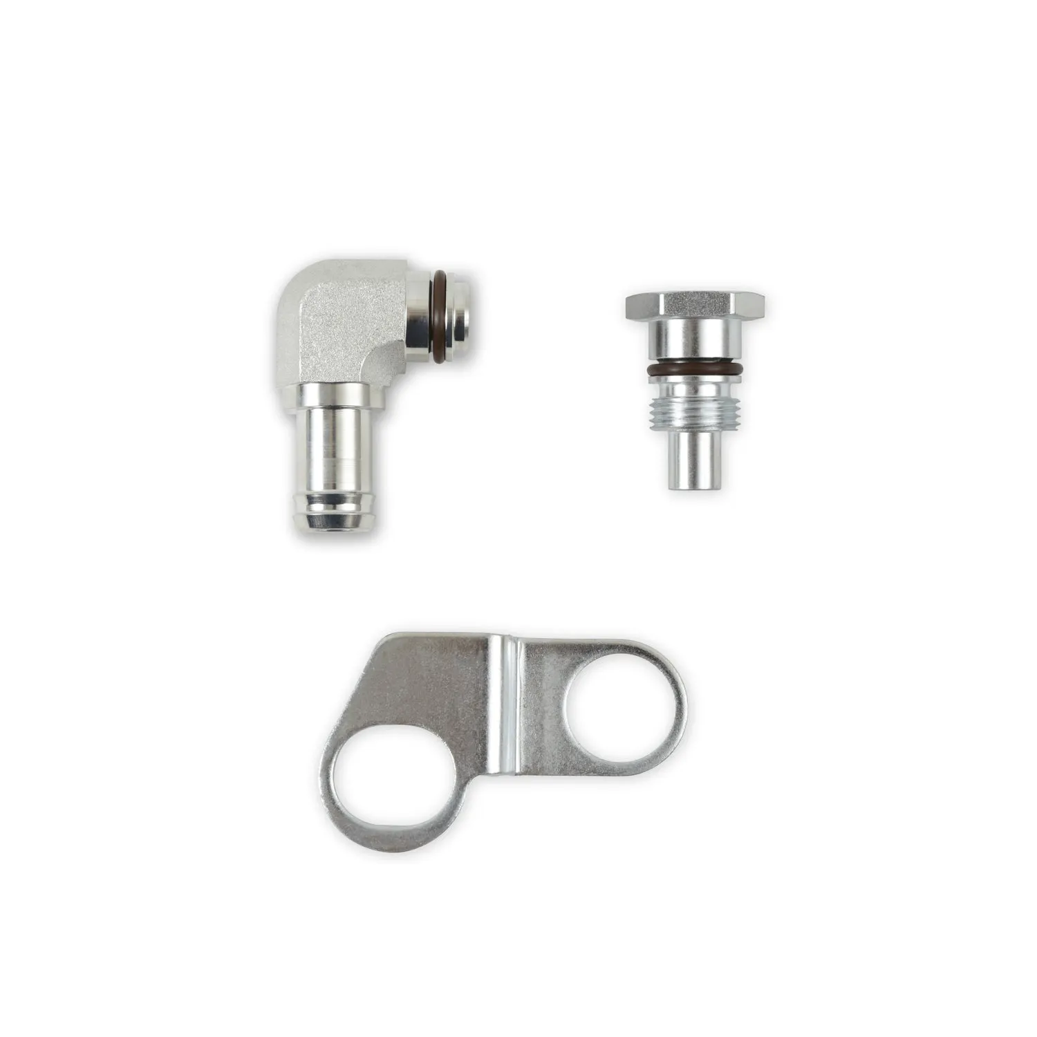 Earl's 10 AN Male Reservoir Straight Adapter - 5/8 in Hose Barb - Flow Valve / Retaining Bracket PS0001ERL