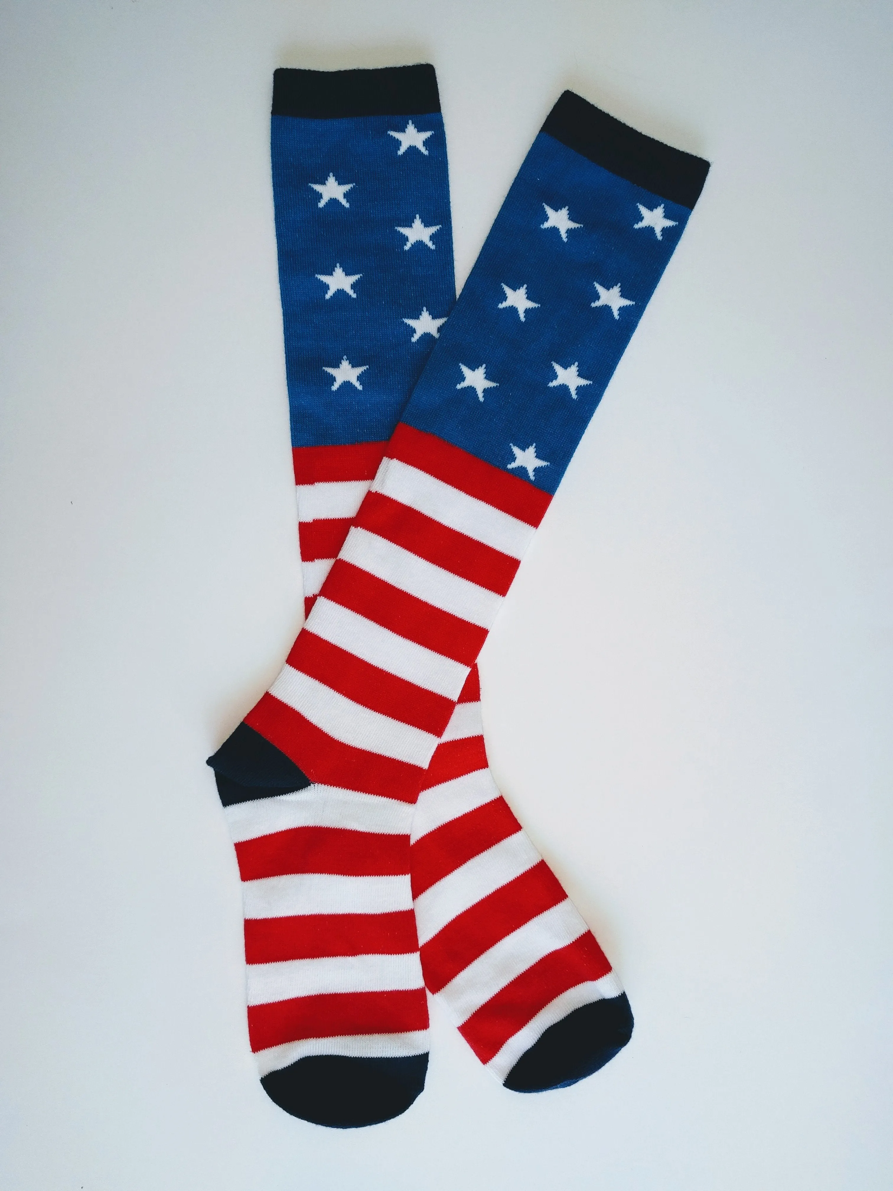 Flag Knee High Socks
