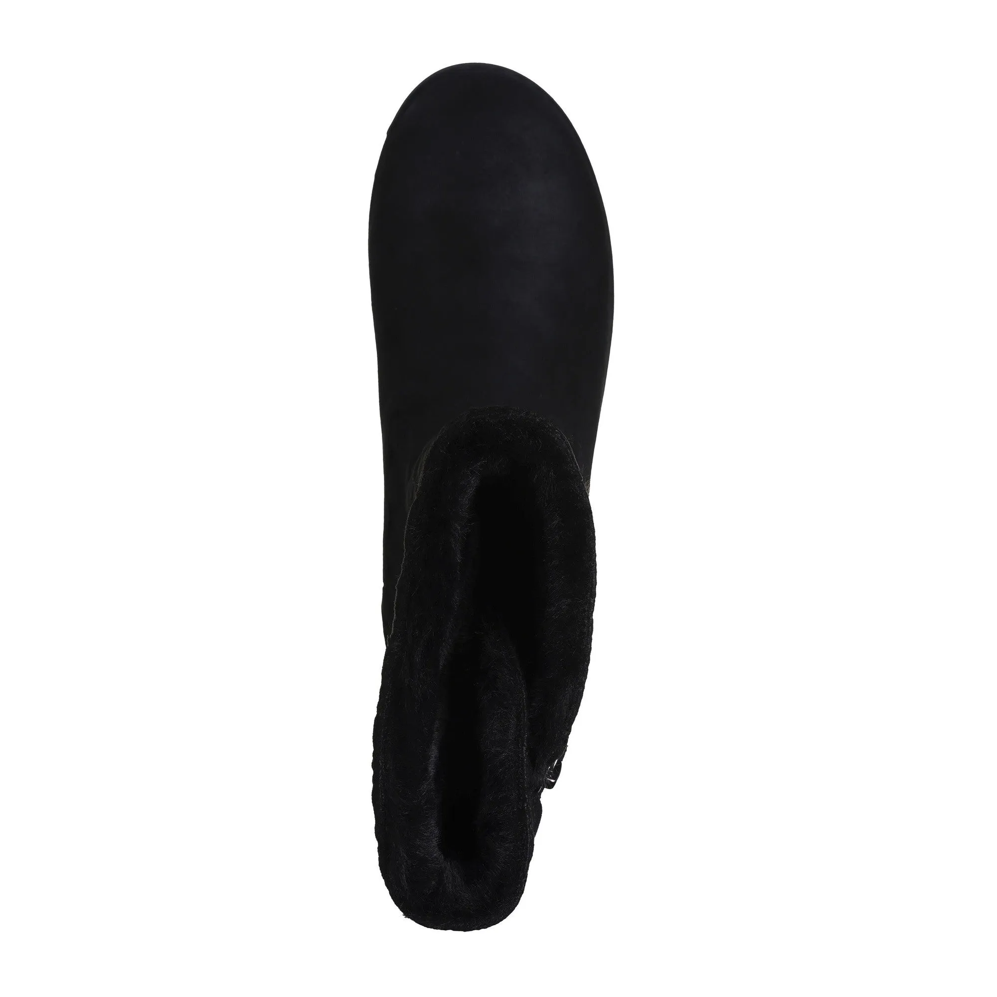 Skechers 167675 Keepsakes 2.0 Morning Walks Ladies Black Textile Water Resistant Vegan Side Zip Ankle Boots