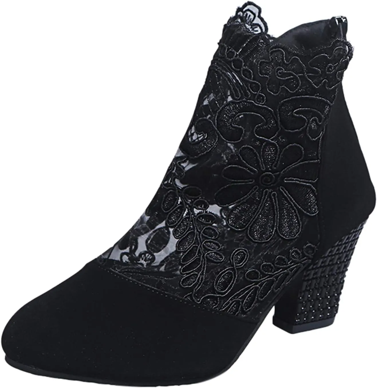 Wedge Sandals for Women High Heel Dressy Flower Pattern Sandals Outdoor Classic Summer Comfortable Shoe