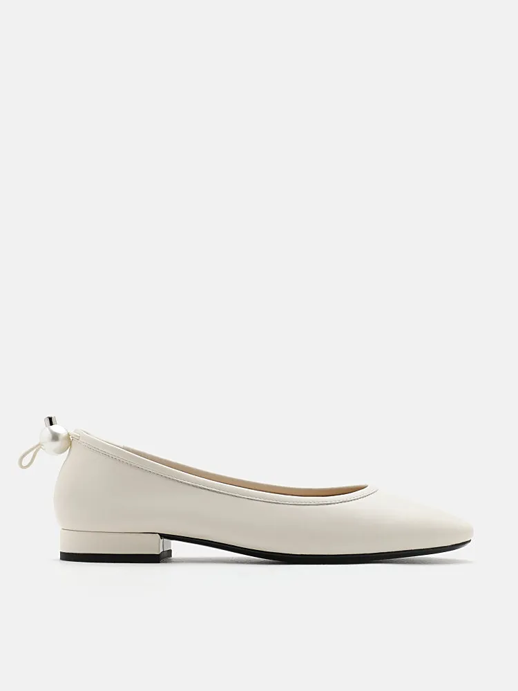 Zuri Curved-Toe Ballet Flats